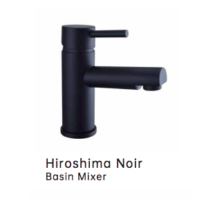 iCladd Hiroshima Noir Basin Mixer & Waste